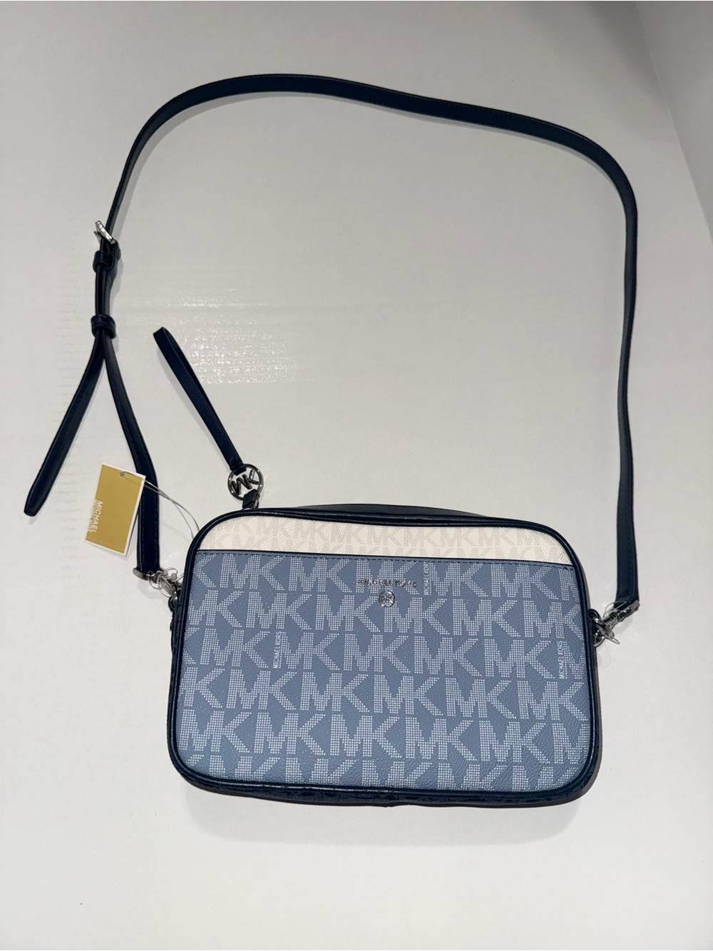 Michael Kors Blue Logo Crossbody Bag
